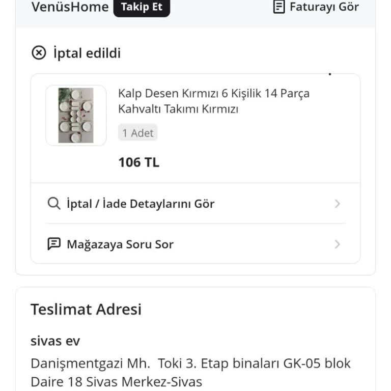 N11 Ve Venüshome Satıcısından Satın Aldığım Ürün Hatalı Fiyat Gerekçesiyle İptal Edildi, Çözüm Sunulmadı