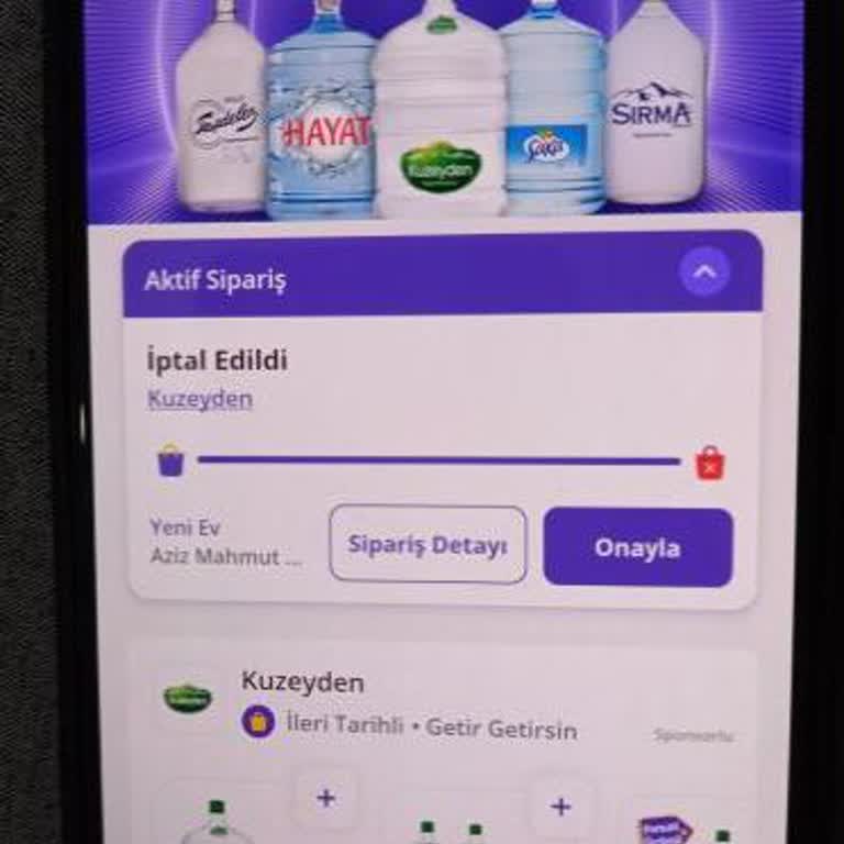 GetirSu Saatlerce Bekletilen Su Siparişi Son Anda İptal Edildi!