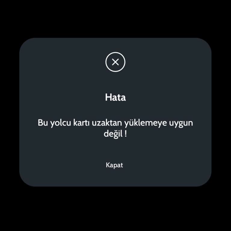 Online Kart Yükleme Hatası Mağduriyeti