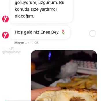 Yemeksepeti Çiğ Gelen Sipariş!