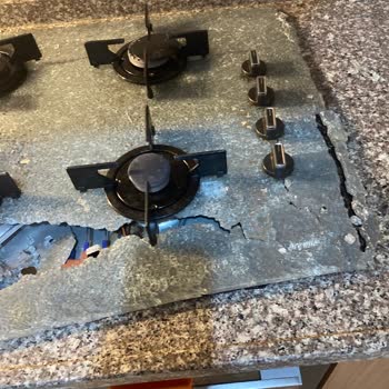 Cam Ankastre Ocak Kendiliğinden Patladı, Güvenliğimiz Tehlikeye Girdi