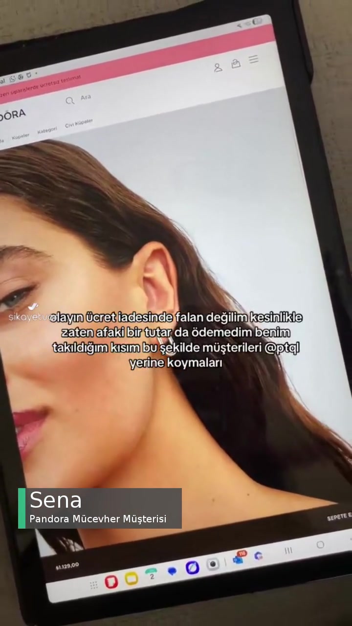 Pandora Mücevher Küpe İade Sorunu videonun kapak resmi
