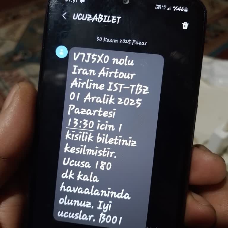 Sistem Kapalı Bahanesiyle Uçuş Hakkım Engellendi, Bilet İadesi Yapılmıyor