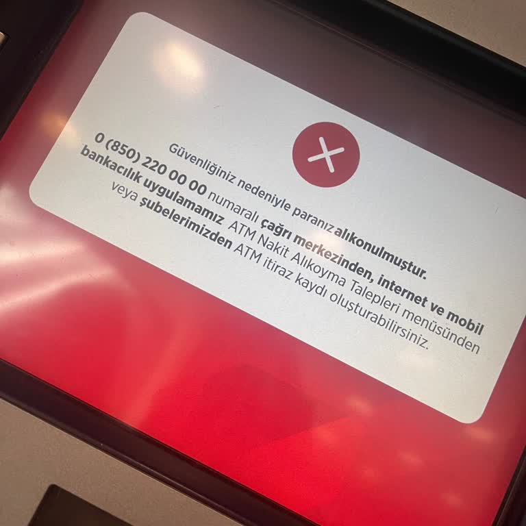 ATM'de Kalan Param İçin Bilgi Ve Çözüm Bekliyorum
