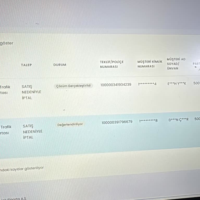 Satış Sonrası Trafik Sigortası Prim İadem Yapılmıyor, Mağdur Ediliyorum