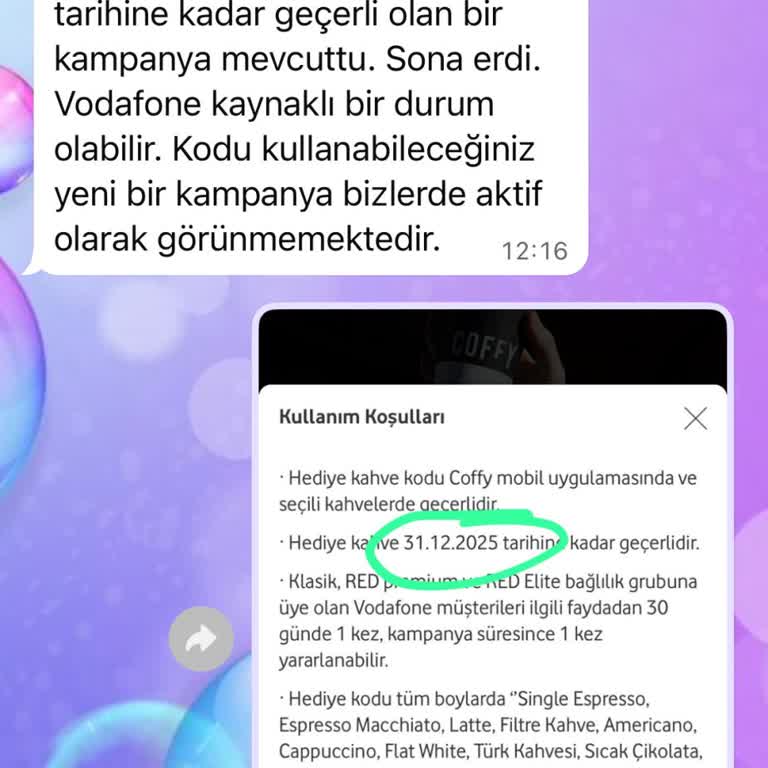 Vodafone Ve Coffy Kampanyasında Promosyon Kodu Sorunu Ve Bilgilendirme Eksikliği
