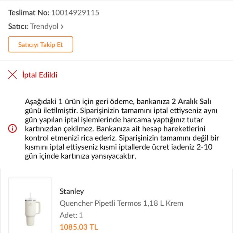 Onaysız Sipariş İptaliyle İndirimli Ürünü Kaybettim, Mağdur Oldum