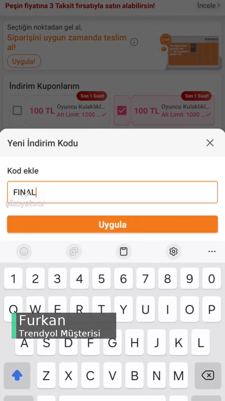 Trendyol'daki Kupon Kullanılamıyor! videonun kapak resmi