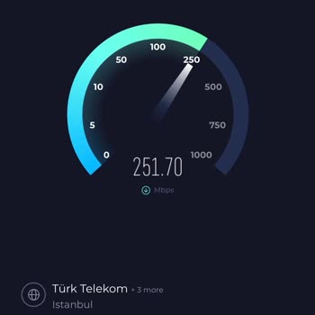 Taahhüt Edilen 1000 Mbps Hız Yerine 250 Mbps Hız Alıyorum, Mağduriyetimin Giderilmesini Talep Ediyorum