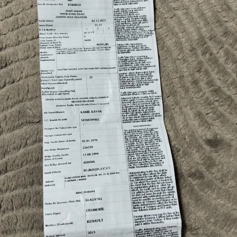 Martı Tag Sürücüsü Olarak Araç Çekilmesi Ve Cezalar Nedeniyle Yaşanan Mağduriyet