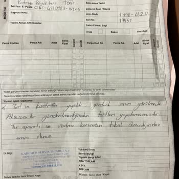 Karcher VC6 Süpürgem Arızalı, Servis Çözüm Sunmuyor Ve Batarya Değişimi Yapılmadı