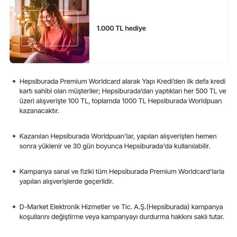 Hepsiburada Premium Worldcard Kampanya Puanları Hesabıma Yüklenmedi
