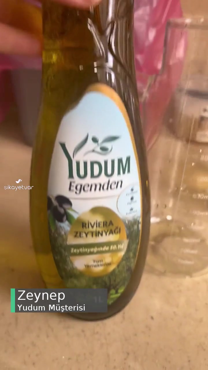 Yudum Zeytinyağı 1 Litre Yazıyor Ama 900 Ml Çıkıyor! videonun kapak resmi