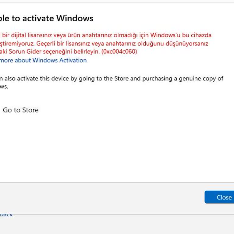 Satın Alınan Windows 11 Lisansı Geçersiz Çıktı, Destek Ekibine Ulaşılamıyor
