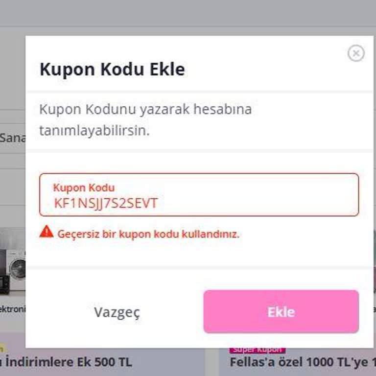 Kısa Süreli Ve Yetersiz Bilgilendirmeyle Kuponun Geçersiz Sayılması Ve İade Sorunu