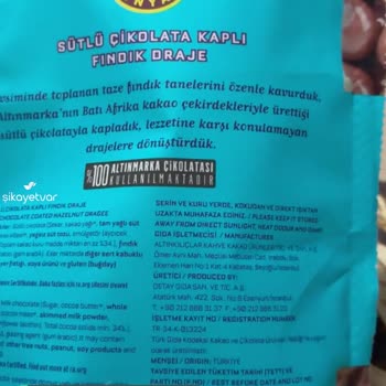 Kahve Dünyası Fındıklı Drajenin İçimdeki Fındıkların Bozuk Olması!