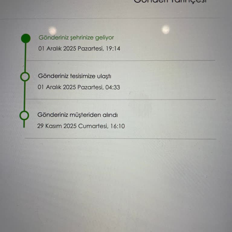 Yüksek Tutarlı Siparişim Kayıp, Teslimat Ve Bilgilendirme Yok