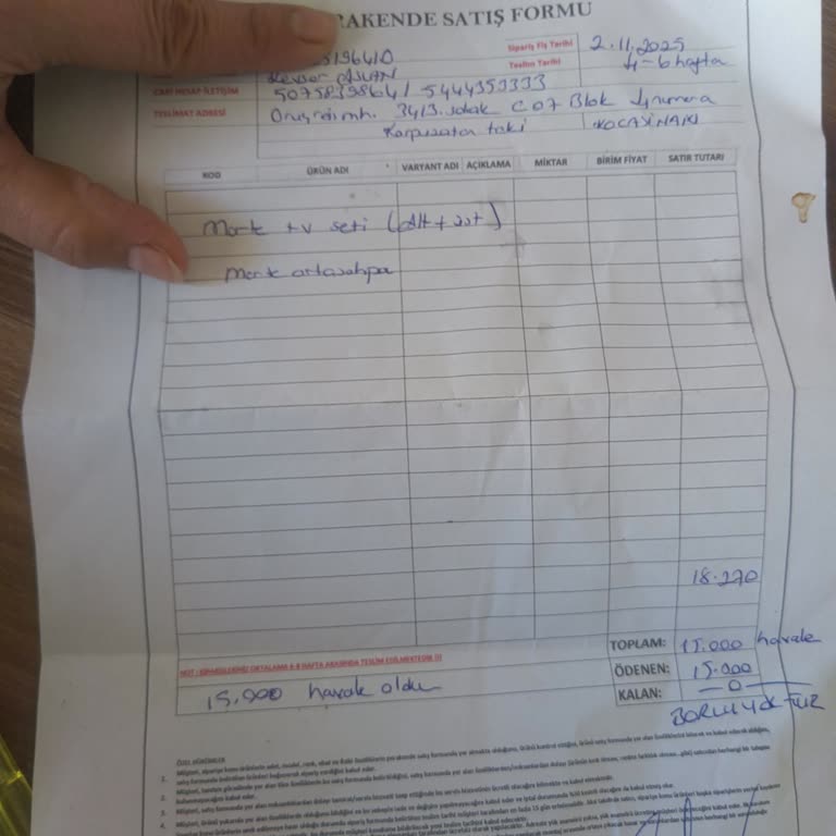 Kilim Mobilyadan Alınan Ürünler Zamanında Teslim Edilmiyor Müşteri Mağdur Ediliyor