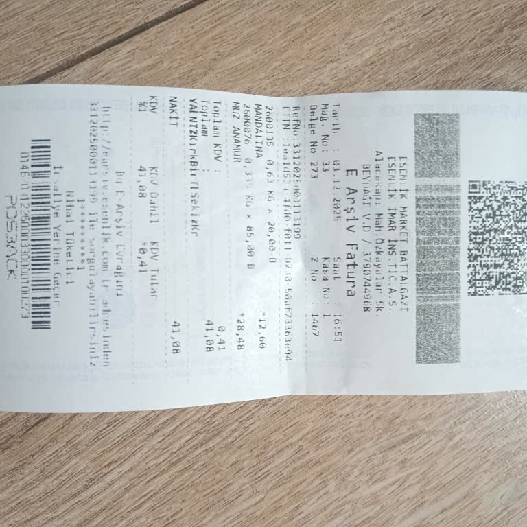 Esenlik Market'te Reyon Ve Kasa Fiyat Farklılığına Dair Şikayet