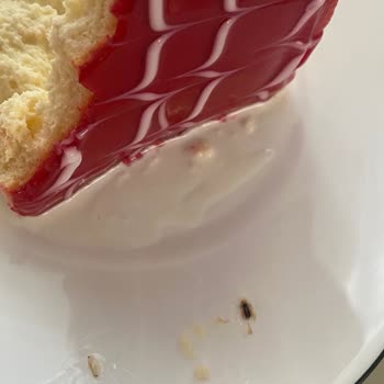 Nurşafak Pastaneleri Frambuazlı Trileçenin İçinden Kurt ve Böcek Çıktı