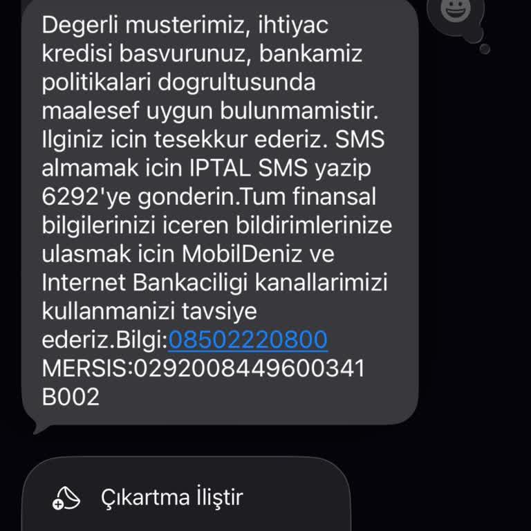 Ön Onaylı Kredi Teklifinin Aniden Reddedilmesi Ve Bilgilendirme Sorunu