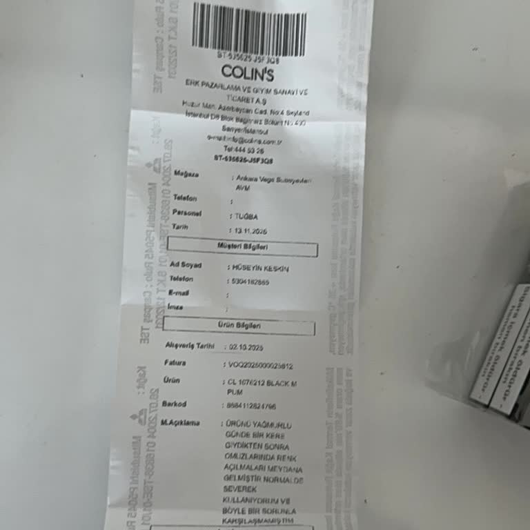 Yağmurda Deforme Olan Deri Mont İçin Garanti Reddi Mağduriyeti