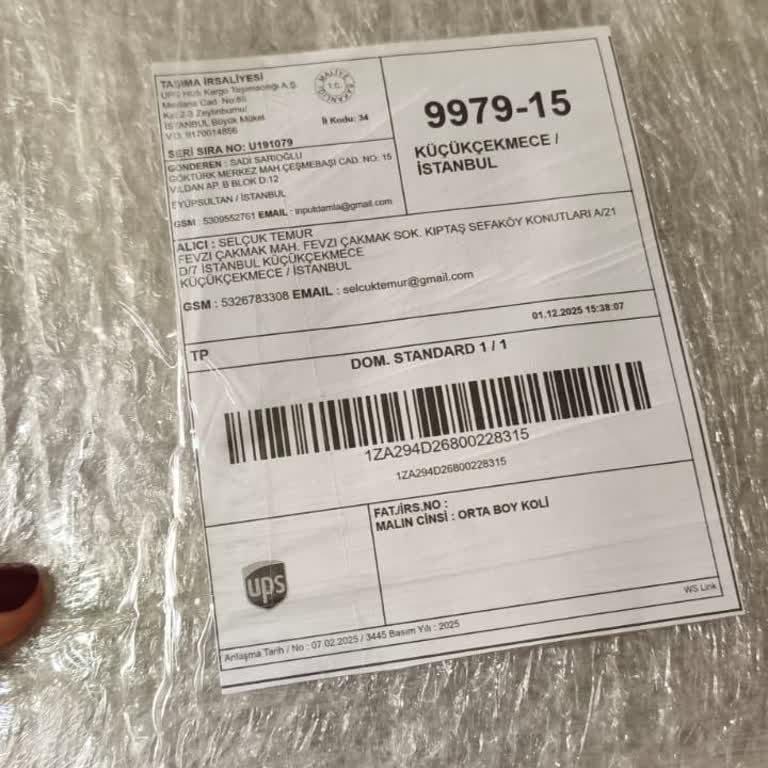 Kargonomi Ve UPS İle Planlanan Gönderim Günlerdir Alınmıyor, Mağduriyet Yaşıyorum