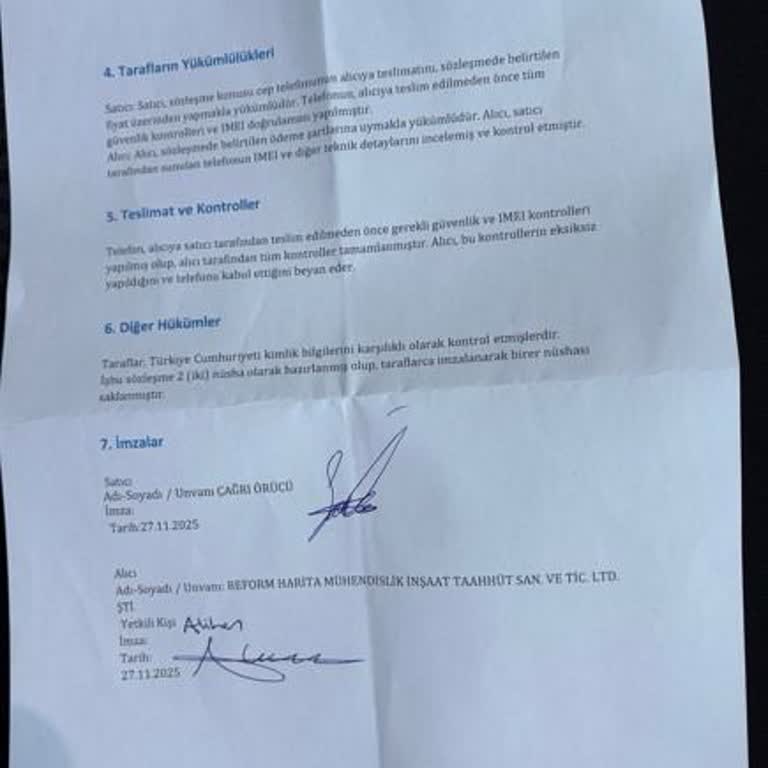 Telefon Satış Bedelim Zamanında Ödenmedi