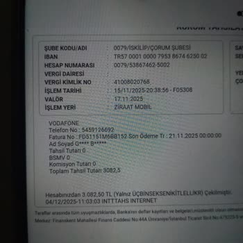 Vodafone Kamera Hattı İçin Haksız Kota Aşımı Ve Belirsiz İade Süreci