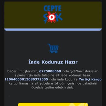 İade Sürecinde Gecikme Ve Güvensizlik Yaşıyorum