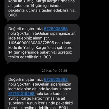 İade Sürecinde Gecikme Ve Güvensizlik Yaşıyorum