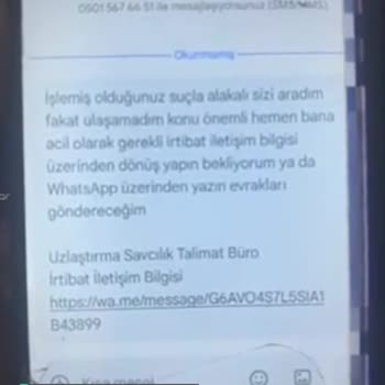Şüpheli SMS'ler!