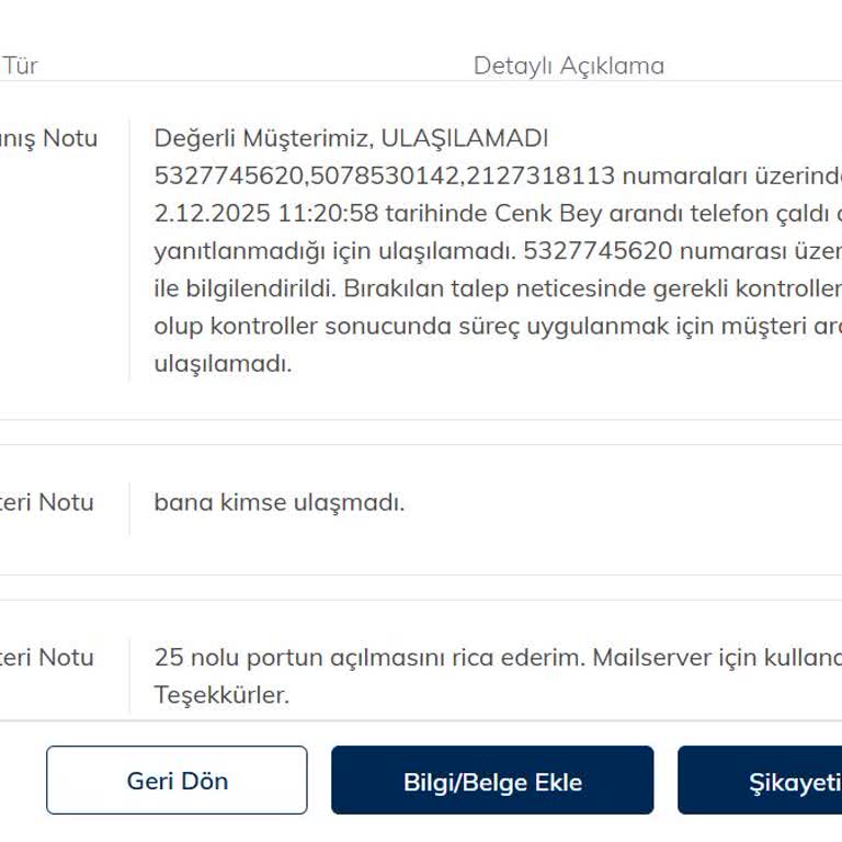 Türk Telekom'dan Talep Edilen İşlemler 10 Gündür Yapılmıyor