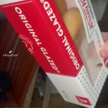 Krispy Kreme Kapalı Kutu İçinde Canlı Böcek Şoku!