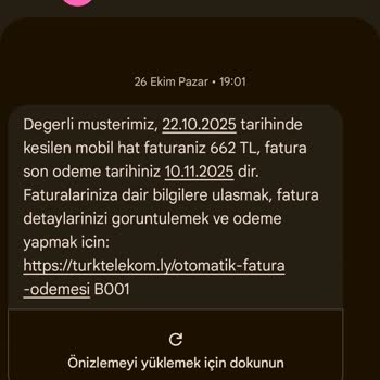 Yanlış Bilgilendirme Ve Yüksek Fatura Mağduriyetiyle Türk Telekom Geçiş Sürecim
