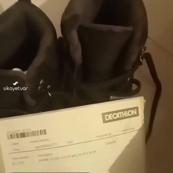 Decathlon Yanlış Gönderilen Ayakkabı Numarası!