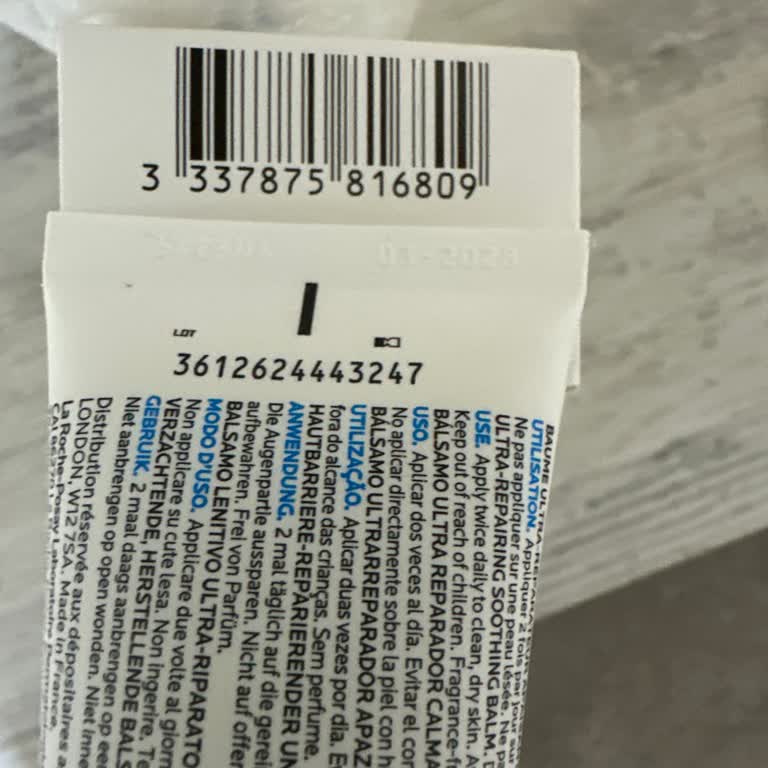 La Roche Posay Cicaplast Baume Ürününde Farklı Barkodlar Ve Orijinallik Şüphesi