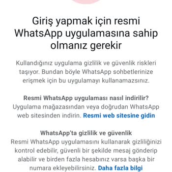 Xiaomi Telefonumda Yaklaşık 1 Yıldır WhatsApp’a Giriş Yapamıyorum