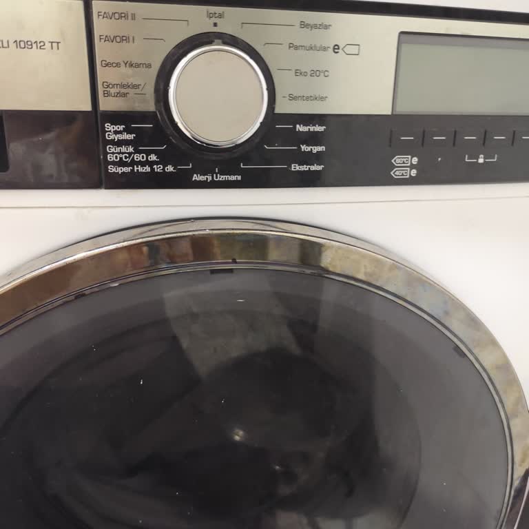 Vestel Çamaşır Makinesi Ekranında Hiçbir Program Görünmüyor, Makine Çalışmıyor