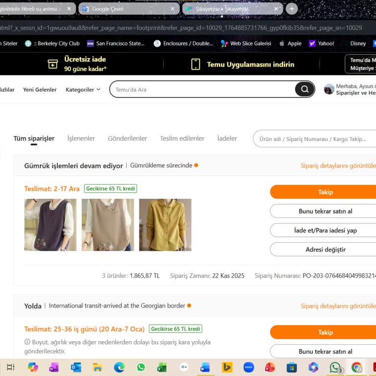 Kampanya Hediye Ürünlerinin Siparişten Çıkarılması Ve Yetersiz Kredi Tanımlanması