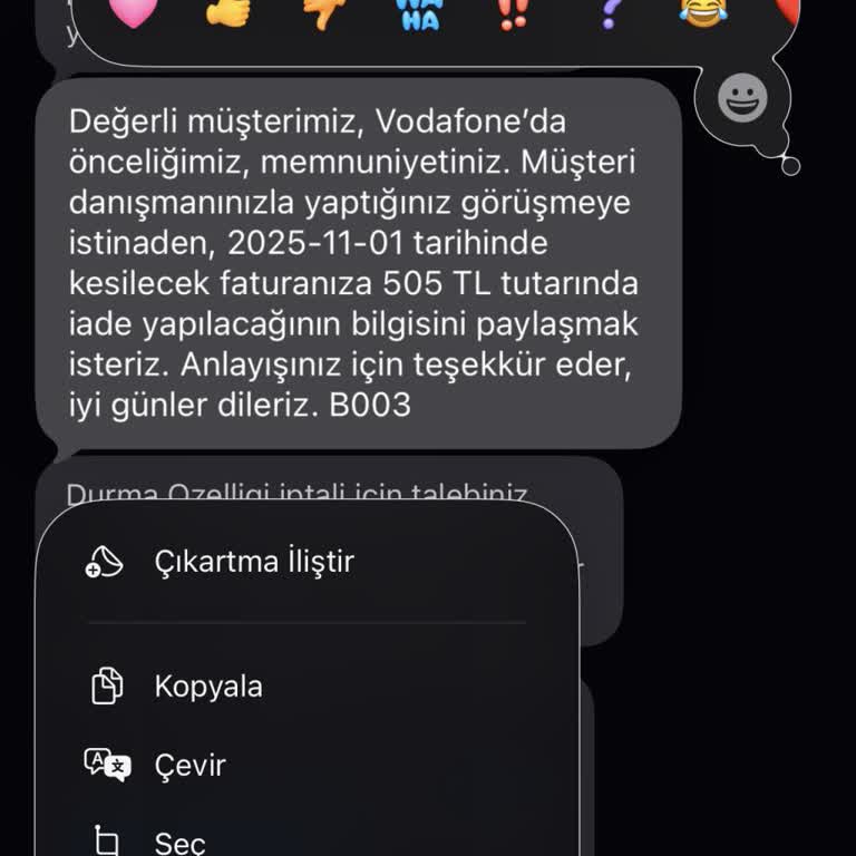 Vodafone Fazla Fatura İadesi Aylardır Yapılmıyor Süreç Sürekli Başa Sarıyor