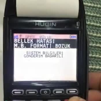 Hugin Ödeme Sistemleri Bellek Hatası Format Bozuk!