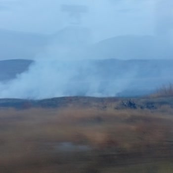 Antalya–Konya Yolu Sazlık Alanında Sürekli Yangın ve Kötü Koku Sorunu