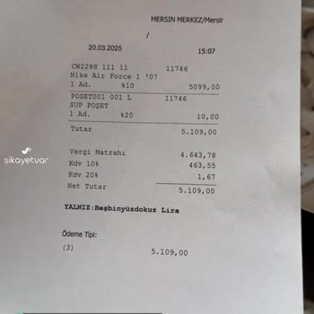 Sneaks Up Ayakkabı Mağduriyeti!