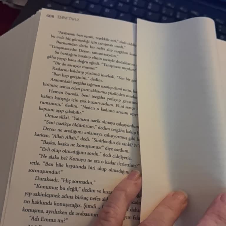 Ciltli Kitapta Boş Sayfalar Nedeniyle Kızım Kitabı Okuyamıyor