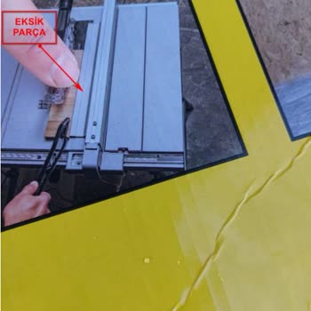 Satın Aldığım Tezgah Testerenin Parçası Eksik Ve Sorunum Çözülmüyor