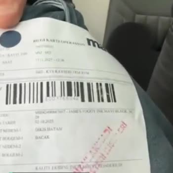 Mavi Sıfır Aldığım Üründe Dikiş Hatası