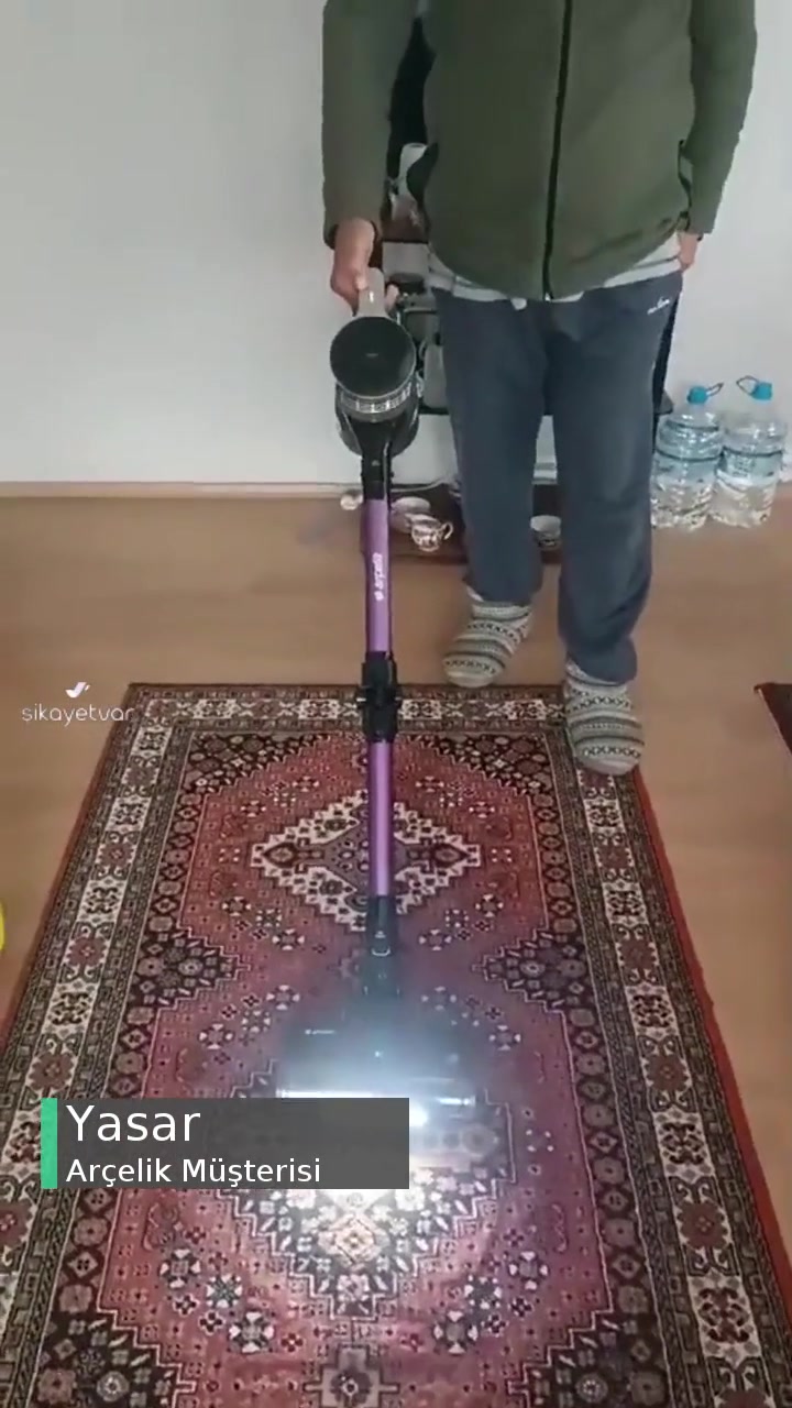 Arçelik Servisinin Çalışan Süpürgeye Motoru Yanmış Demesi videonun kapak resmi
