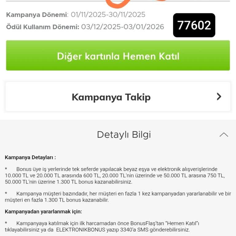 Bonus Kampanyasından Kazanılan Ödülün Yüklenmemesi Ve Sektör Kodu Mağduriyeti