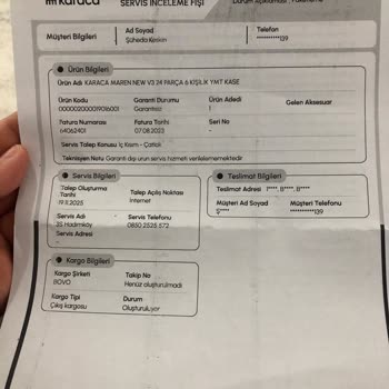 Hiç Kullanılmamış Yemek Takımında Gizli Ayıp Ve Garanti Sonrası Mağduriyet